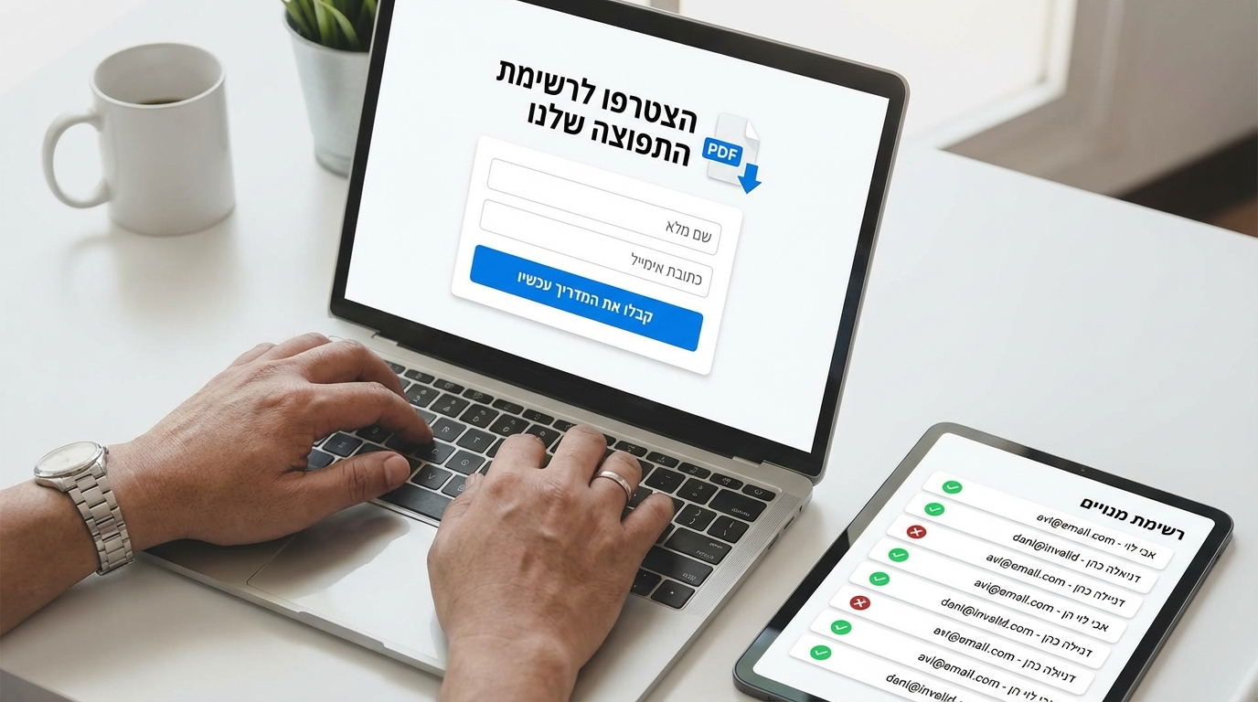 בניית רשימת תפוצה איכותית לאימייל מרקטינג