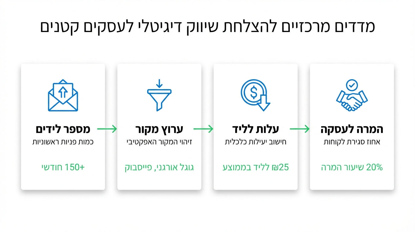 איך מודדים הצלחה בשיווק דיגיטלי