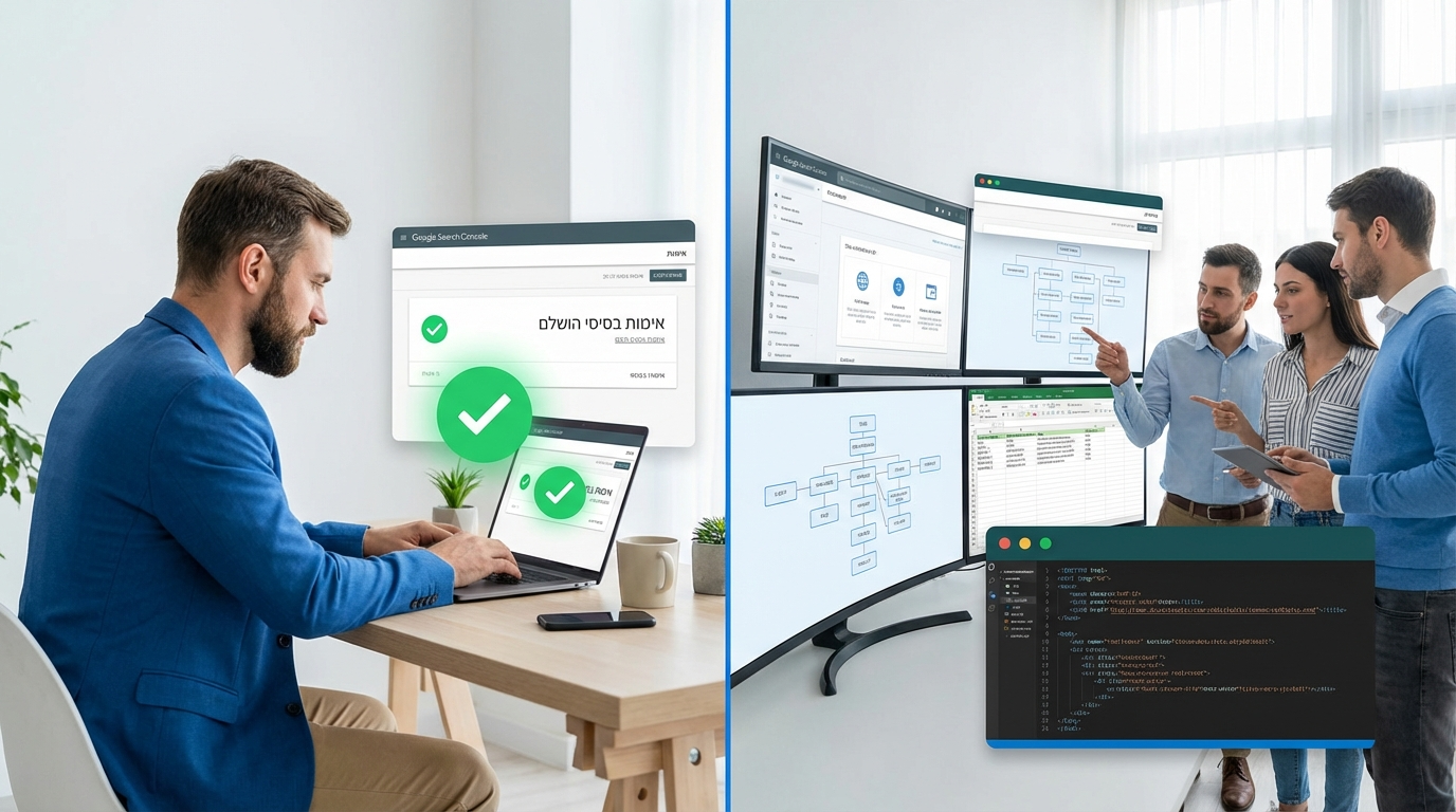 SEO טכני לבד או עם מומחה