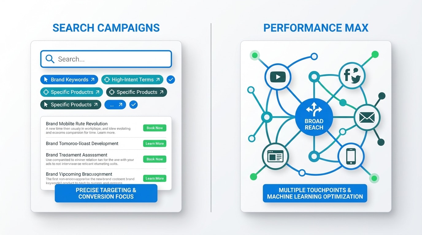 תרחיש מציאותי - מתי לבחור PMAX ומתי קמפיין חיפוש