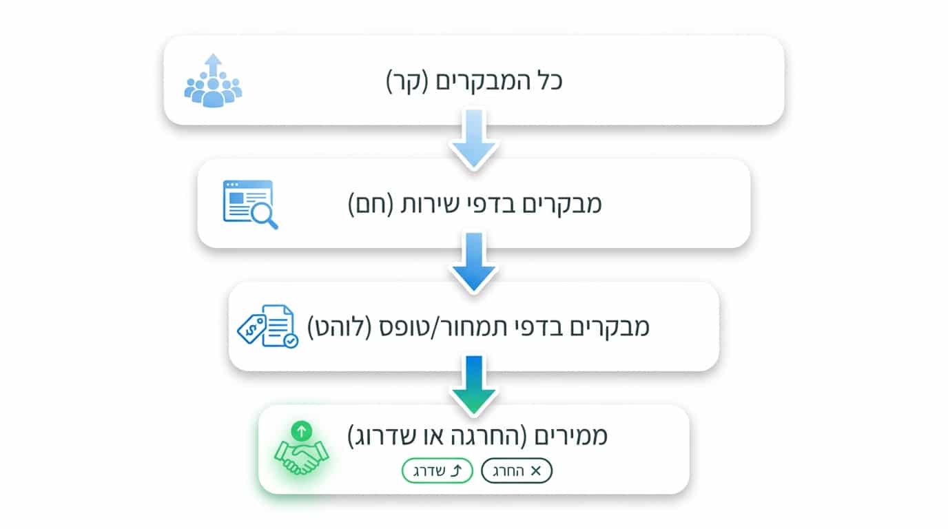 בניית אסטרטגיית רימרקטינג לפי משפך