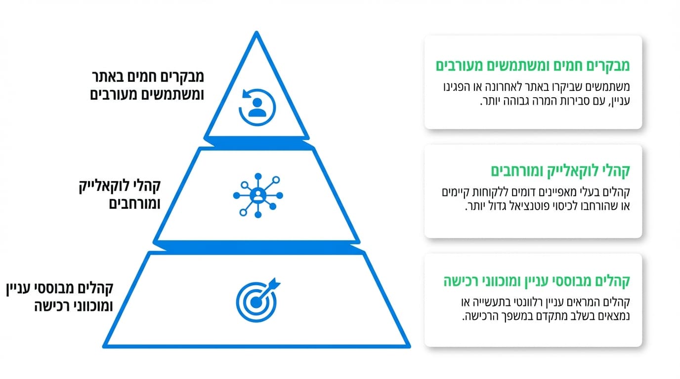 איך בוחרים קהלים לקמפיין Demand Gen