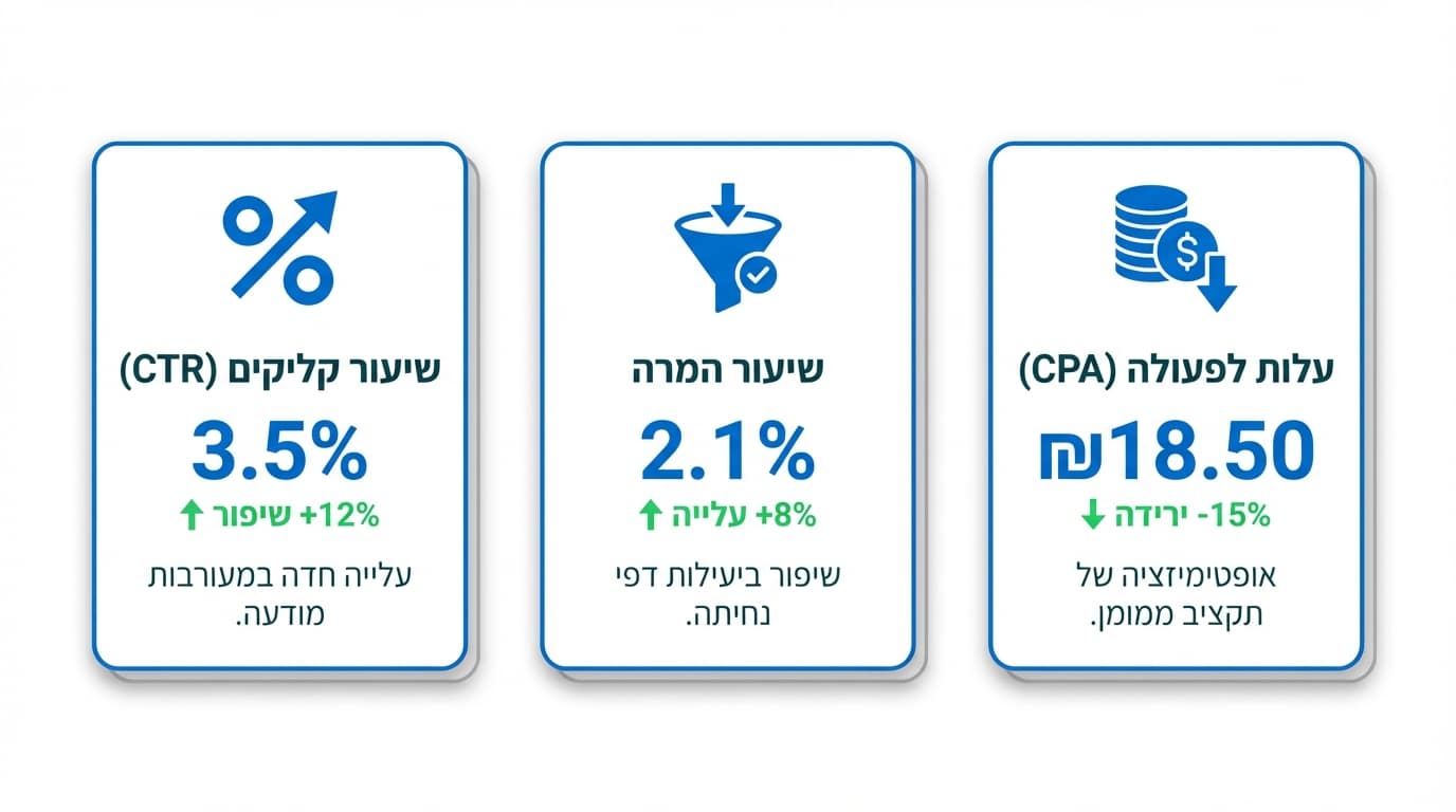 מדדים חשובים למעקב בקמפיין רשת המדיה מעבר לקליקים