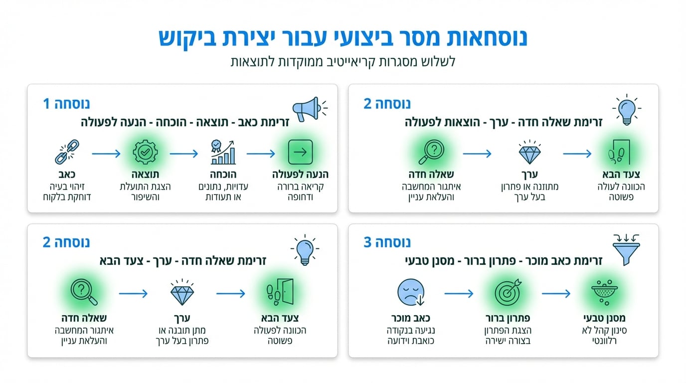 איזה קריאייטיב עובד הכי טוב ב-Demand Gen